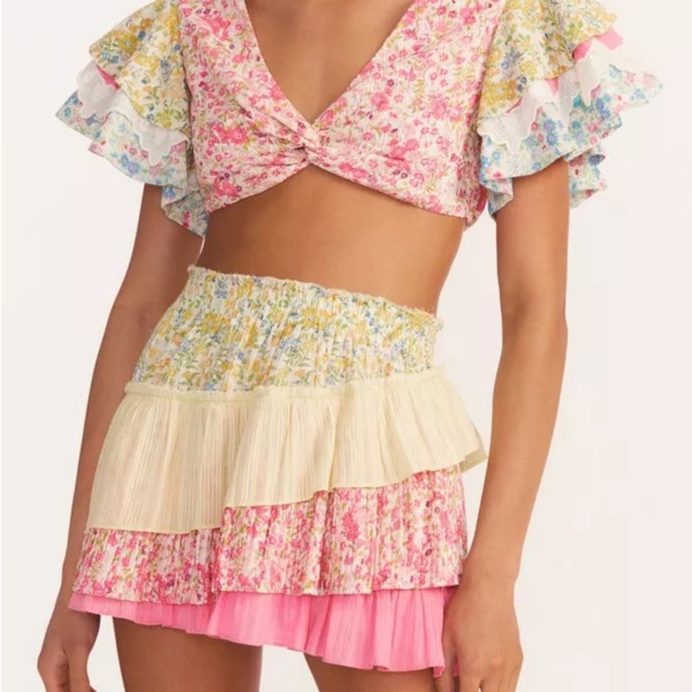 LoveShackFancy Mayze Skirt - Small